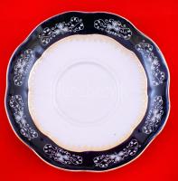 Zsolnay Pompadour II. porcelán teás készlet, kézzel festett, jelzett, hibátlan, eredeti dobozában, ö...