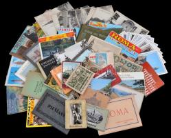 142 db főleg MODERN külföldi városképes lap, leporellolapokban, képeslapfüzetekben, saját tokjukban;...