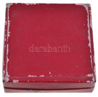 1975. "Székely Mihály Zenei Napok Jászberény" ezüstözött Br plakett tokban (60mm) T:2