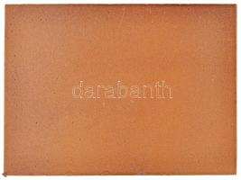 Iván István (1905-1968) DN "Magyar Bélyeggyűjtők Országos Szövetsége" Br emlékplakett dísz...