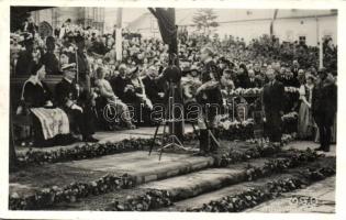 1940 Kolozsvár, bevonulás, Horthy Miklós, Purgly Magdolna / entry of the Hungarian troops, Horthy an...