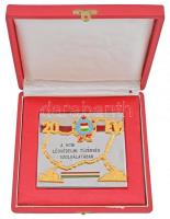 ~1970. "20 év a Honi Légvédelmi Tüzérség Szolgálatában" fém plakett eredeti adományozói dí...