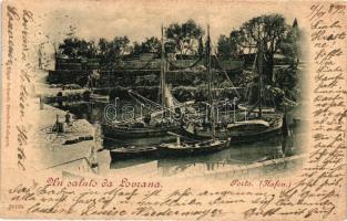 1899 Lovrana, Lovran; kikötő / port (b)