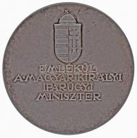 Reményi József (1887-1977) 1938. "Labor Omnia Vincit Improbus / Emlékül a Magyar Királyi Iparüg...