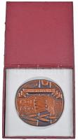 1986. "Székesfehérvár 1961-1986" Cu plakett tokban, nem kivehető (100mm) T:2