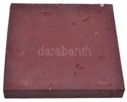 1986. "Székesfehérvár 1961-1986" Cu plakett tokban, nem kivehető (100mm) T:2