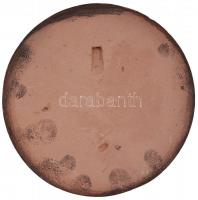 1981. "Űrhajós Bélyegkiállítás - Körmend" kerámia plakett (115mm) T:2