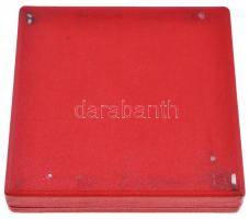 DN Holocaust Br emlékplakett, tokban (80mm) T:2