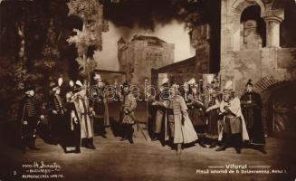 Viforul, piesa istorica de B Delavrancea - Romanian drama postcard series of 19 unused cards (no. 6 ...