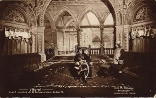 Viforul, piesa istorica de B Delavrancea - Romanian drama postcard series of 19 unused cards (no. 6 ...