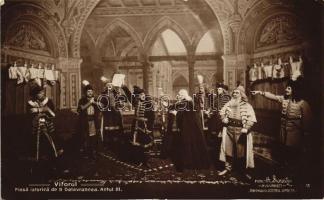 Viforul, piesa istorica de B Delavrancea - Romanian drama postcard series of 19 unused cards (no. 6 ...