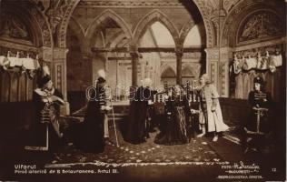 Viforul, piesa istorica de B Delavrancea - Romanian drama postcard series of 19 unused cards (no. 6 ...