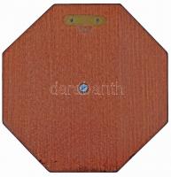 1995. "Békepartnerség - Cooperative Light - 1995 Október Újdörögd" fém emlékplakett fa tal...