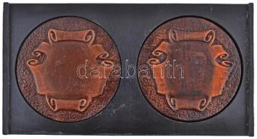 Szovjetunió 1978. "Kraszonjarszk 350 éves" Br emlékérem pár eredeti tokban (81mm) T:2
Sovi...