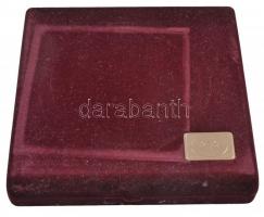 1993. "100 éves a Budapesti Elektromos Művek Rt. 1893" Br emlékplakett dísztokban, benne m...