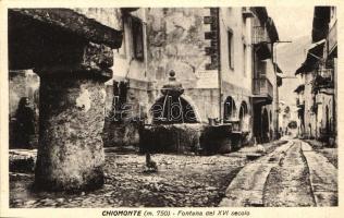 Chiomonte, Fontanta del XVI secolo / old fountain