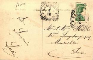 Torino, Via Cernaja, Hotel Fiorina, Hotel Savoia, trams (Rb)