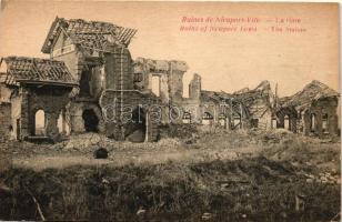 Nieuwpoort, Gare / destroyed railway station