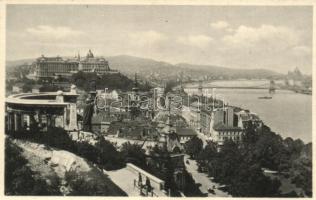 Budapest, Királyi vár és Gellérthegy - 21 db régi képeslap / 21 old postcards