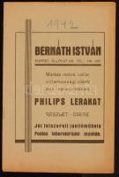 1942 Kispest, Bernáth István Philips lerakata, márkás rádiók, csillárok, villamossági cikkek nagy választékban