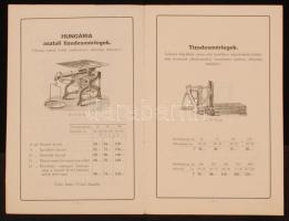 1932/1933 A Hungária Mérleggyár termékkatalógusa, 16p