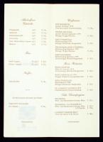 1981 Bécs, a Wiener Internationale Postwertzeichen-Ausstellung (WIPA) rendezvényének vacsorai étlapj...
