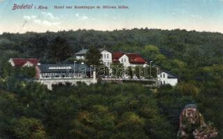 Bodetal i. Harz, Hotel zur Rosstrappe m. Bülows Höhe (EK)