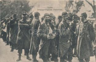 Typer kriegsgefangener Franzosen / French POWs, WWI