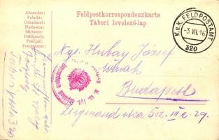 1915 Isonzo Armee / WWI military memorial card