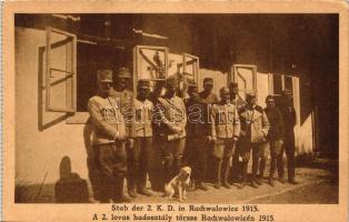 1915 Rachowice, Stab der 2. Kavallerie-Division / K.u.K. cavalry division
