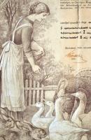 1924 Baromfitenyésztők Országos Egyesületének díszes oklevele, Nagybányai Horthy Miklósné Őfőméltósá...