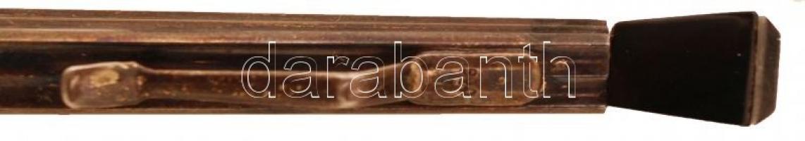 cca 1910 Díszített ezüst (Ag.) régi töltőceruza,jelzéssel, h: 11 cm, br. 14 g