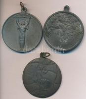 1948. Labdarúgó fém díjérem, "LUDVIG BP" gyártói jelzéssel, füllel (36mm) + DN "Matol...