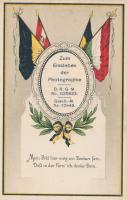 Central powers propaganda, litho mechanical card (with a place for a photo)