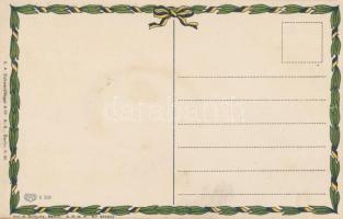 Central powers propaganda, litho mechanical card (with a place for a photo)