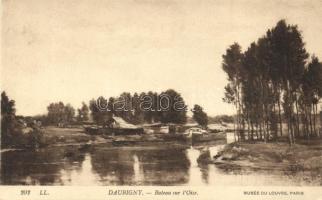 Oise, boat 'Bateau sur l'Oise' s: Daubigny (EK)