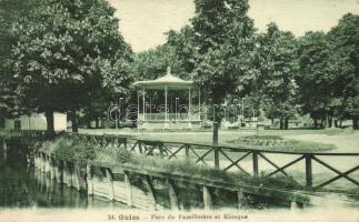 Guise, Parc du Familistere et Kiosque / park, kiosk (EK)