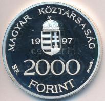 1997. 2000Ft Ag "Integráció az EU-ba-EURO I" tanúsítvánnyal T:PP apró felületi karc