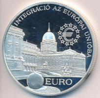 1997. 2000Ft Ag "Integráció az EU-ba-EURO I" tanúsítvánnyal T:PP apró felületi karc