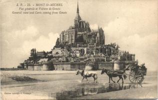 Mont Saint-Michel, Carts coming from Genets