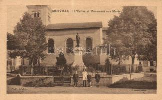 Murville, Eglise, Monument aux Morts / church, military monument