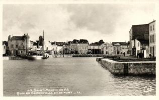 Saint-Martin-de-Ré, Quai de Bernouville, port / Quay, port, steamship