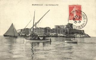 Marseille, Chateau d'If / castle, boats (cut)