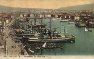 Marseille, Vieux Port / old port, steamships (EK)