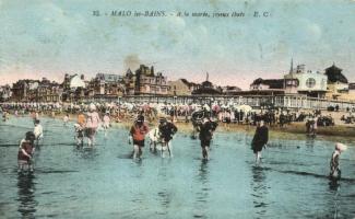 Malo-les-Bains, beach, bathing people (Rb)