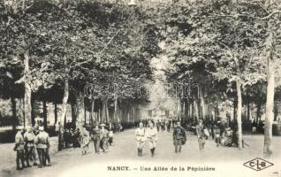 Nancy, Allée de la Pépiniere / promenade