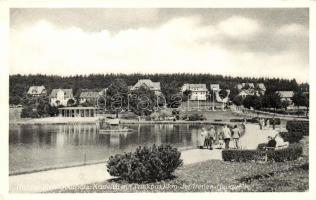 Hahnenklee/Oberharz, Kurteich mit Trinkpavillon der Irenen Heilquelle (EK)