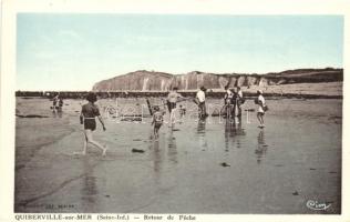 Quiberville-sur-Mer, Return of the fishermen