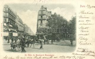 Paris, Boulevard Haussmann, shops (EK)