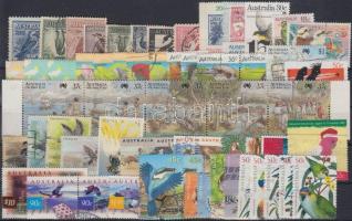 1932-2005 Birds 60 stamps with sets, 1932-2005 Madarak motívum 60 db bélyeg, közte teljes sorok, összefüggések
